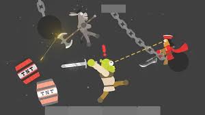 Ragdoll Hit action game with weapons and environmental combat